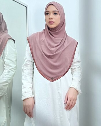 Maisa Satin Trim - Rust Brown